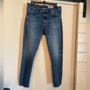 AG Adriano Goldschmied Blue Ankle Jeans